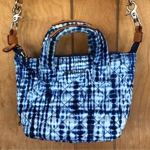 MZ Wallace MICRO SUTTON SATCHEL - Blue Boho Tie Dye